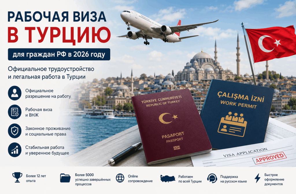 рабочая виза в турцию