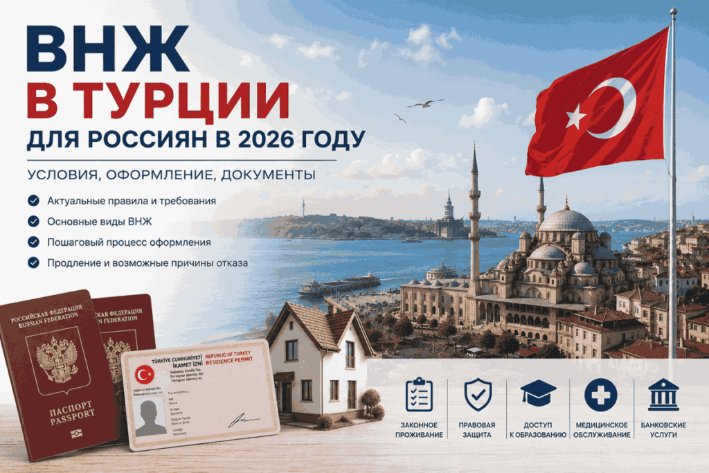 ВНЖ в Турции для россиян 2026