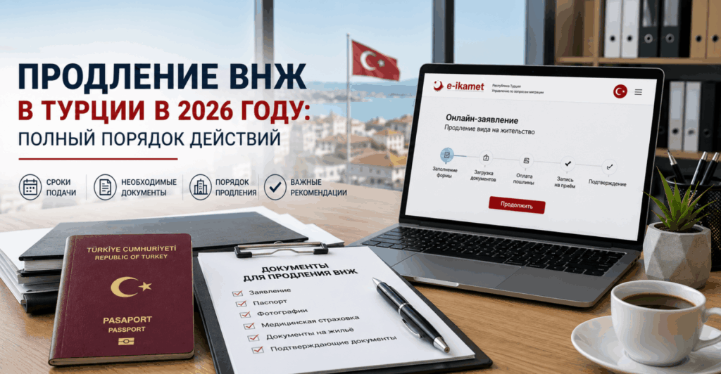 Продление ВНЖ в Турции в 2026 году